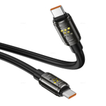 Кабель Type-C на Type-C 240W Hoco U143 (black) (Краснодар склад)