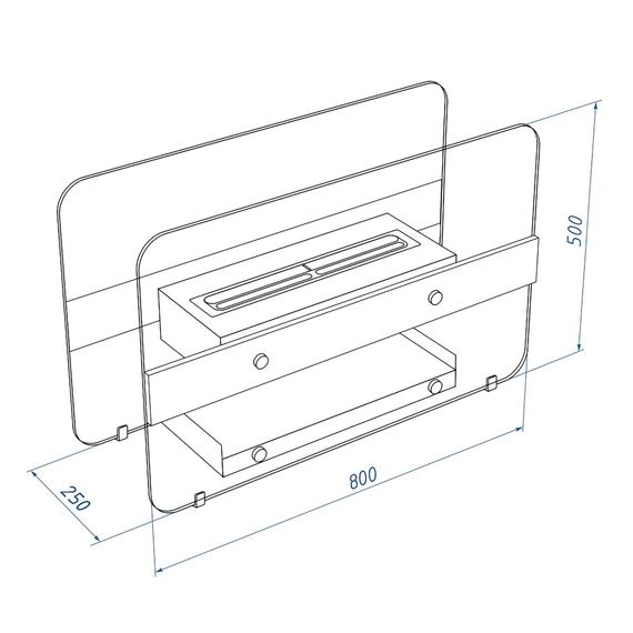 Биокамин Royal Thermo RTBFP-F800FR Friday купить в Москве и Московской области по низкой цене с доставкой по России — (6) Биокамин Royal Thermo RTBFP-F800FR Friday — (6)