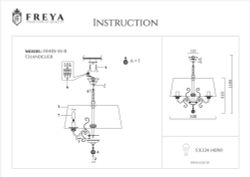 Люстра подвесная Freya FR2405-PL-05C-BZ