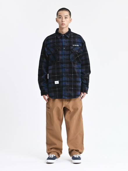 Рубашка мужская ALPHA INDUSTRIES UNFRM FLANNEL SHIRT