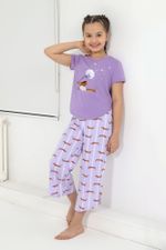 Костюм для девочки Таксы-1 Виотекс ЛИЛОВЫЙ