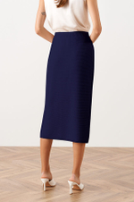 4831 Юбка женская (темно-синий)
