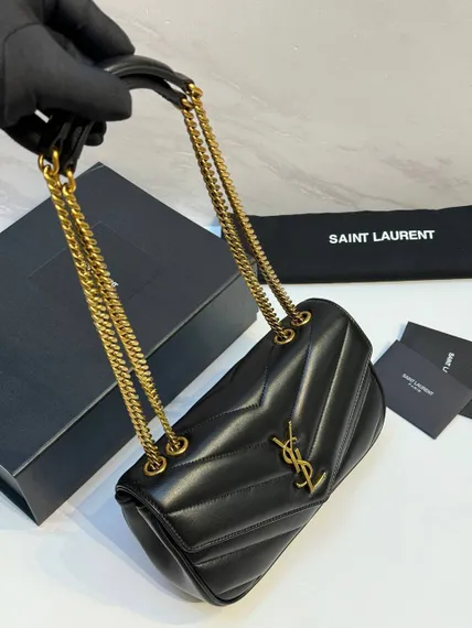 Сумка Saint Laurent Loulou, черный