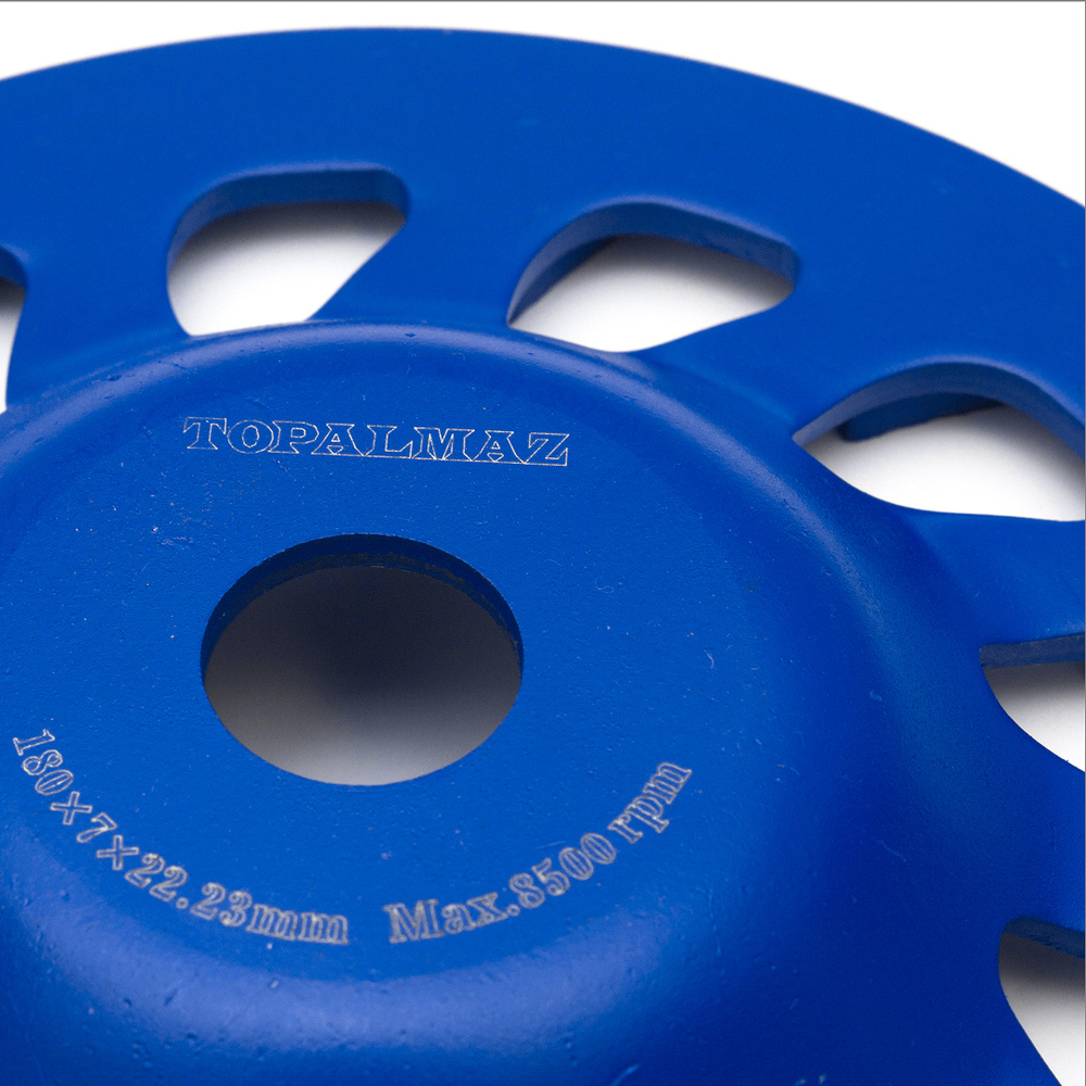 Чашка алмазная 180 мм шлифовальная TOPALMAZ турбо сегмент