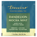 Teeccino, Обжаренный травяной чай, одуванчик, мокко и мята, без кофеина, 10 чайных пакетиков, 60 г (2,12 унции)