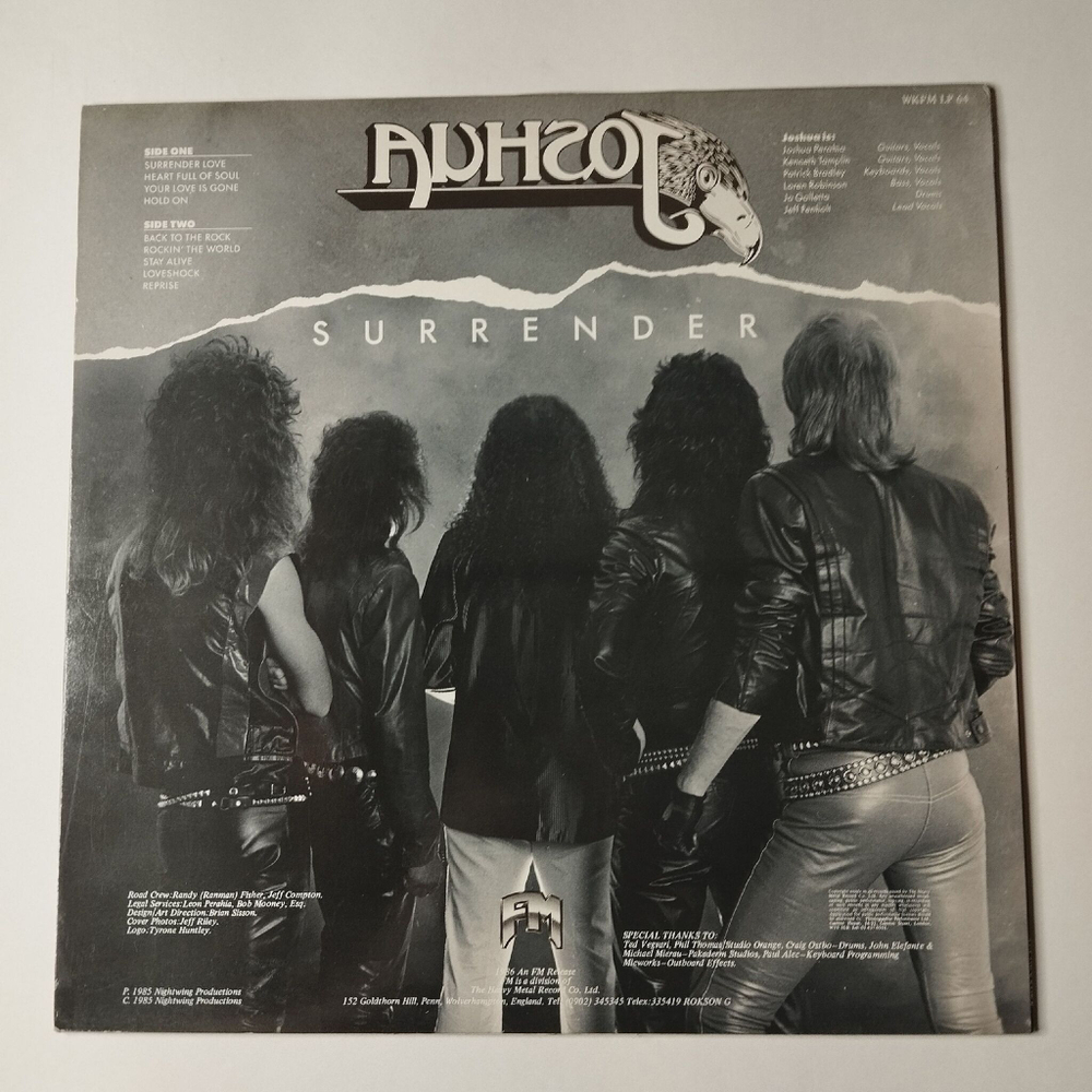 Винтажная виниловая пластинка LP Joshua Surrender (UK 1986)