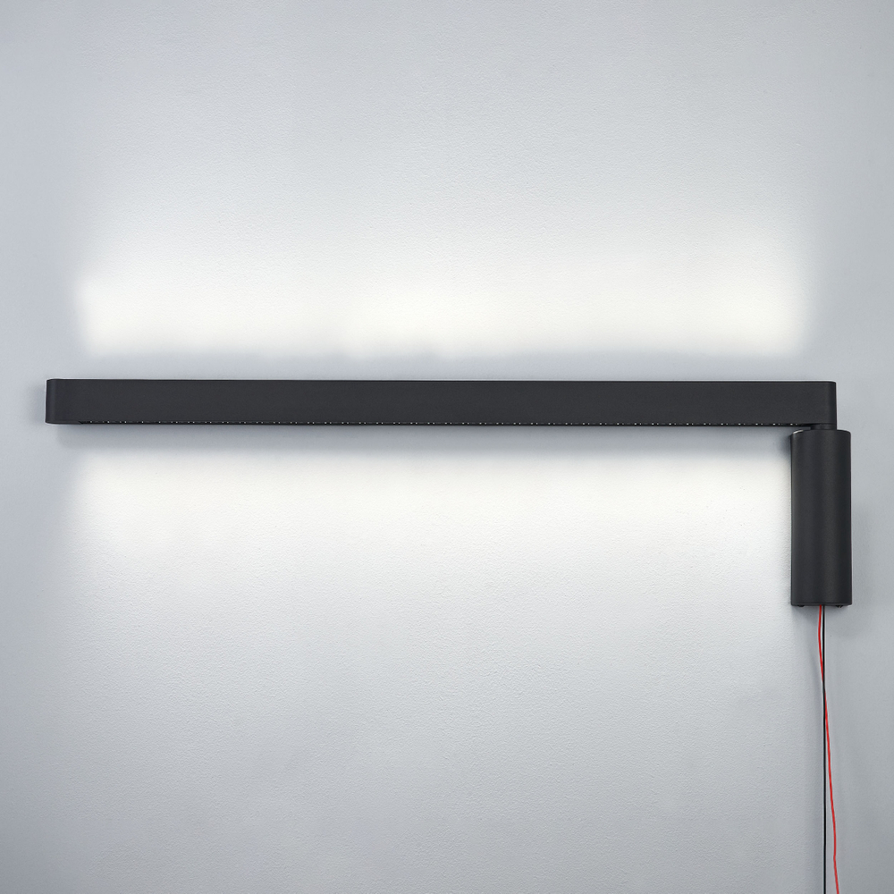 740547 Бра (светильник настенный) DIVE LED 42W 3700LM G ЧЕРНЫЙ 4000K