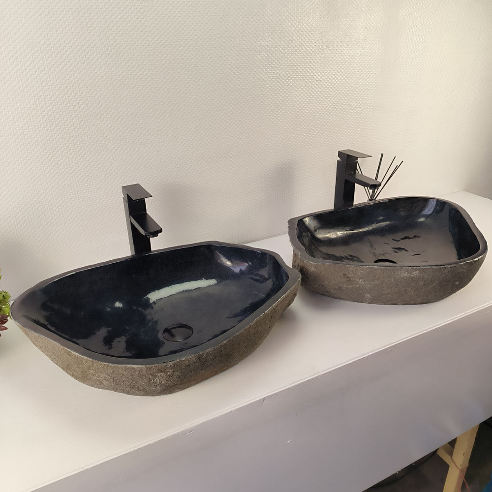 Раковина из речного камня ПАРА! RS-74898 60*44*13 0866