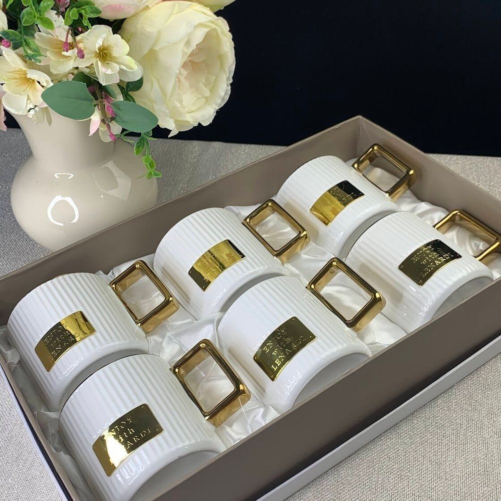 Lenardi 106-211 Набор из 6 кружек 350 мл в под.уп.(х6)Фарфор