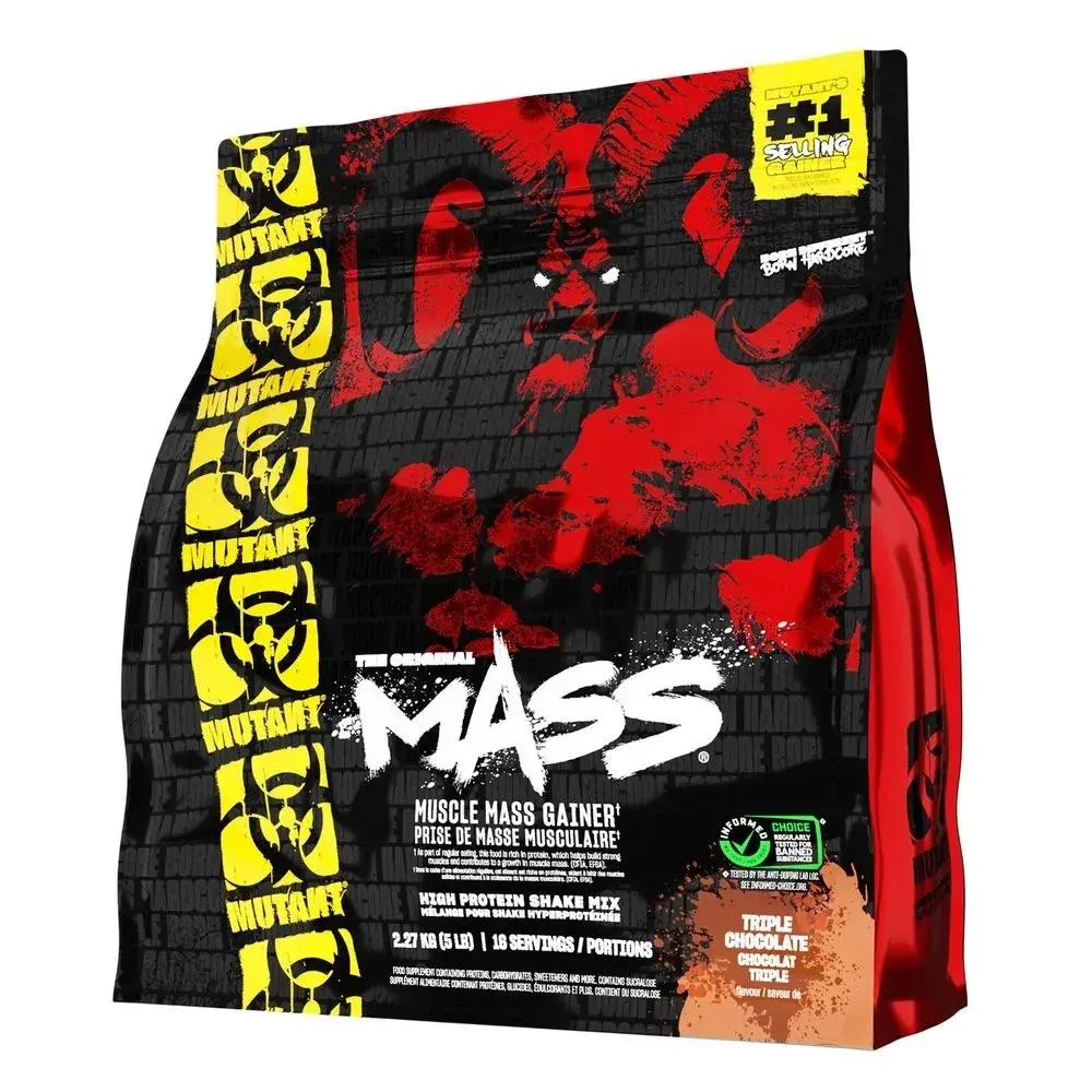Гейнер Mutant Mass 2270 гр тройной шоколад