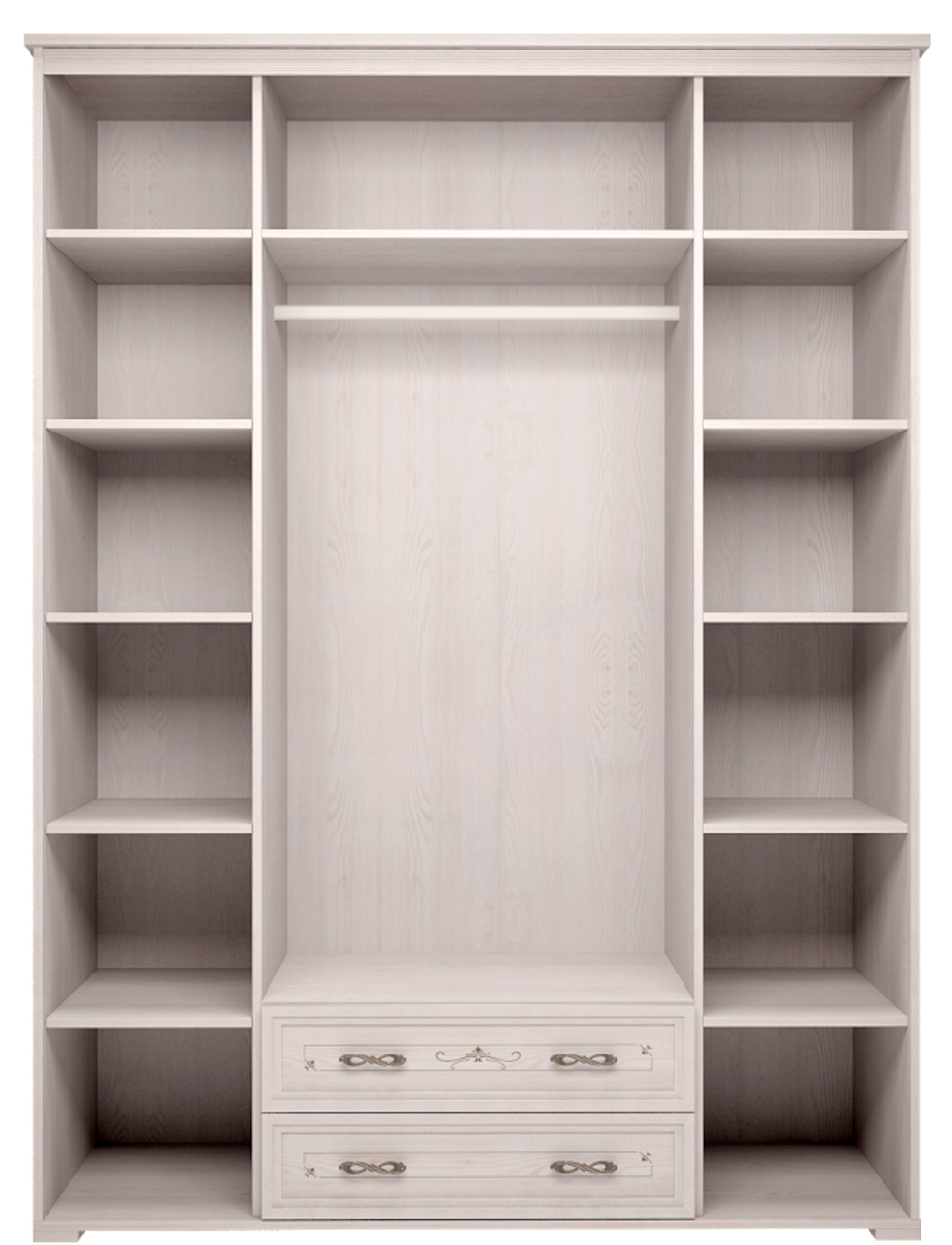 Шкаф для платья и белья Афродита 02  без карниза