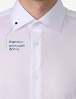 Сорочка мужская ZEER длинный рукав, цвет белый, хлопок