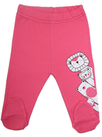 Ползунки "Весёлые зверюшки",розовый,р.68,Bonito,OP489