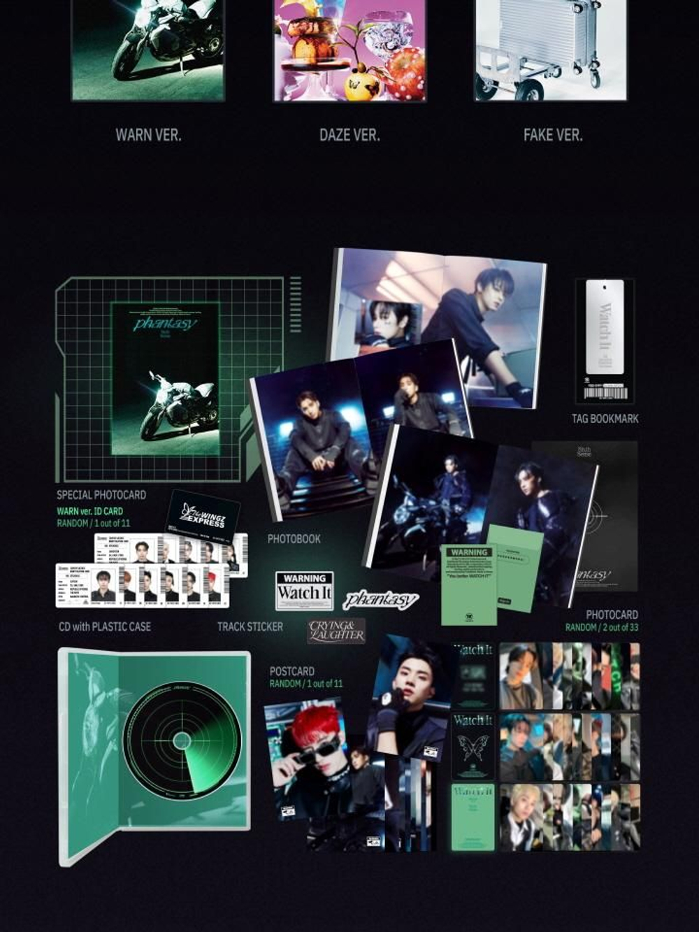 Альбом THE BOYZ - PHANTASY : PT.2 SIXTH SENSE 2nd Album RANDOM Version