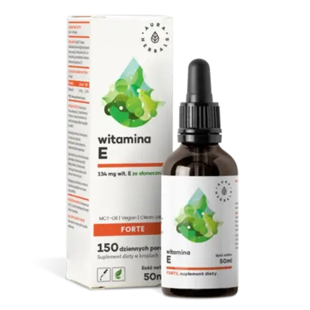 Aura Herbals Витамин E Forte MCT-Oil капли, 50 мл