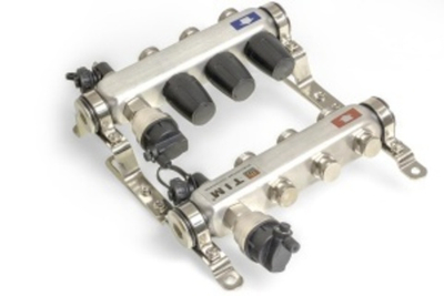 Кол. группа без расход. 4-вых.(нерж. квад.)TIM