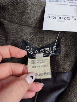 Пиджак коричневый 54 размер