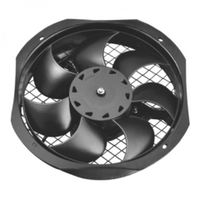 Электровентилятор 24 В, 280 мм, 190 Вт, тип A-от радиатора/всасывание, 2300 м3/час, 7 лопастей изогнутые с металлической решеткой