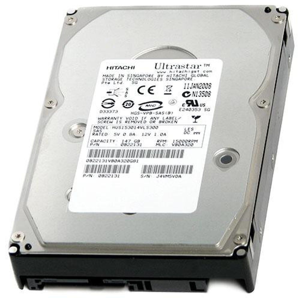 Жесткий диск Hitachi SAS Ultrastar 15K300 300Gb (U300/15K/16Mb/3,5&quot;) 0B22132