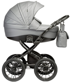 Детская коляска Indigo Special Plus 2 в 1 Is09 т.серая кожа