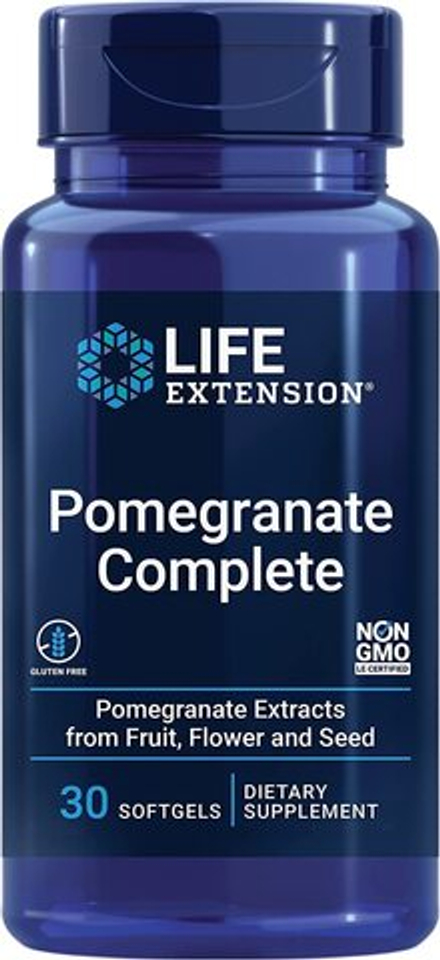 Life Extension, Гранатовый комплекс, Pomegranate Complete, 30 капсул