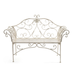Скамья Secret de Maison BEAUJOLAIS (mod. PL08-8574) металл, 136х46х96см, белый антик (antique white)