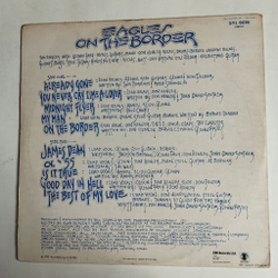 Винтажная виниловая пластинка LP Eagles On The Border (UK 1974)