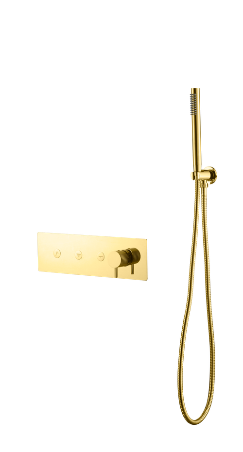 Смеситель FUSION с ручным душем GOLD