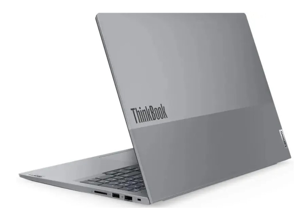 Ноутбук  Lenovo ThinkBook 16 G6 IRL 16 ", Core i7, 16 Гб RAM, 512 Гб SSD, Iris Xe Graphics, Серый