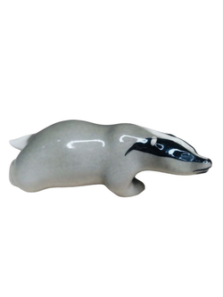 Фарфоровая статуэтка "Барсук" ЛФЗ