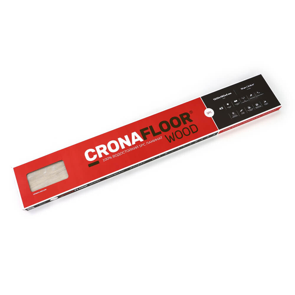 SPC ламинат CronaFloor 4V Wood Дуб Горный ZH-81109-1