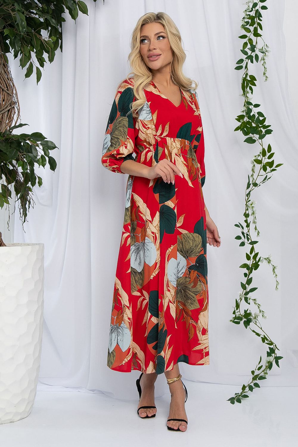 Платье Неповторимая (красное) П13137-34М LT Collection