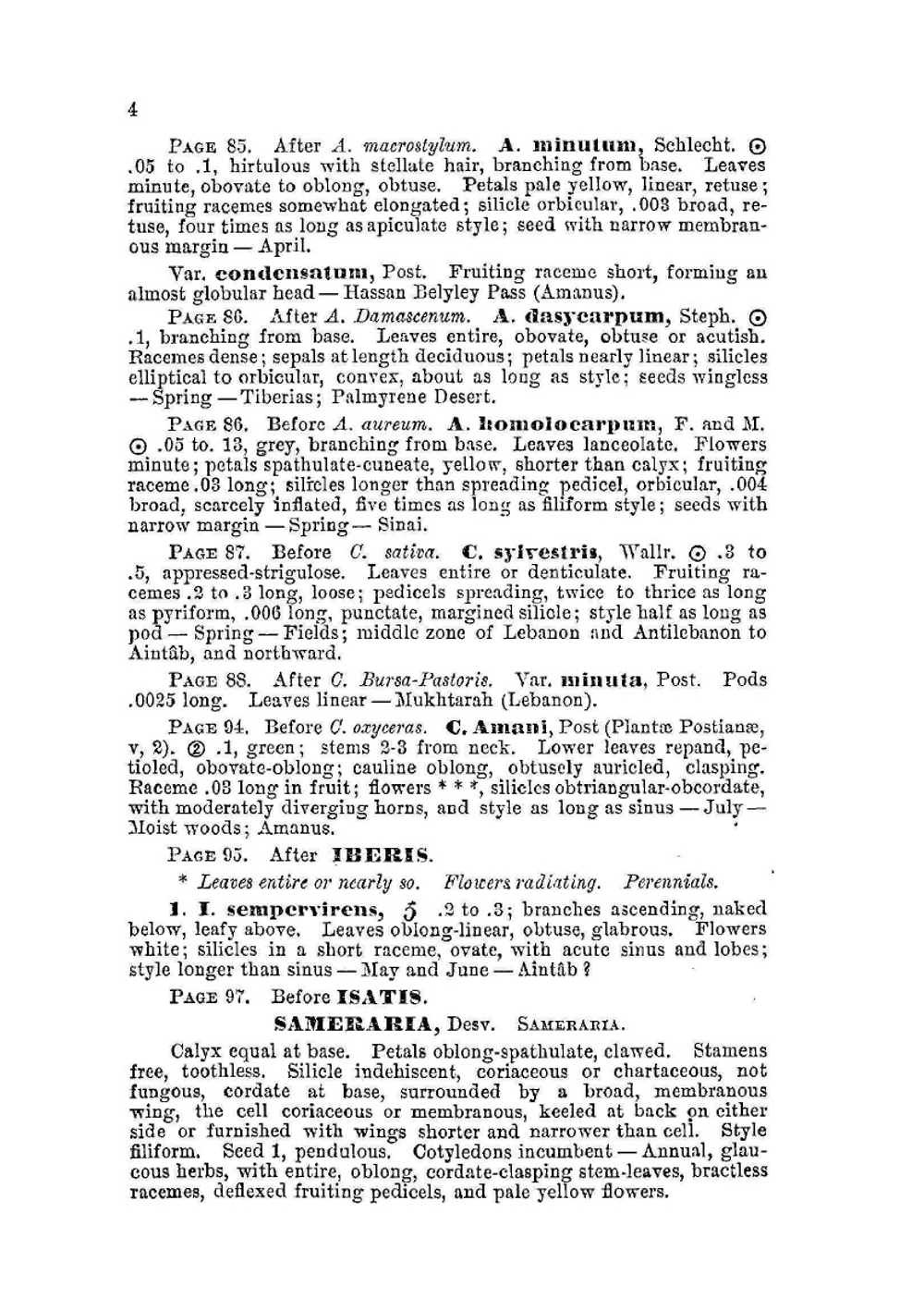 Flora of Syria, Palestine, and Sinai | G.E. Post