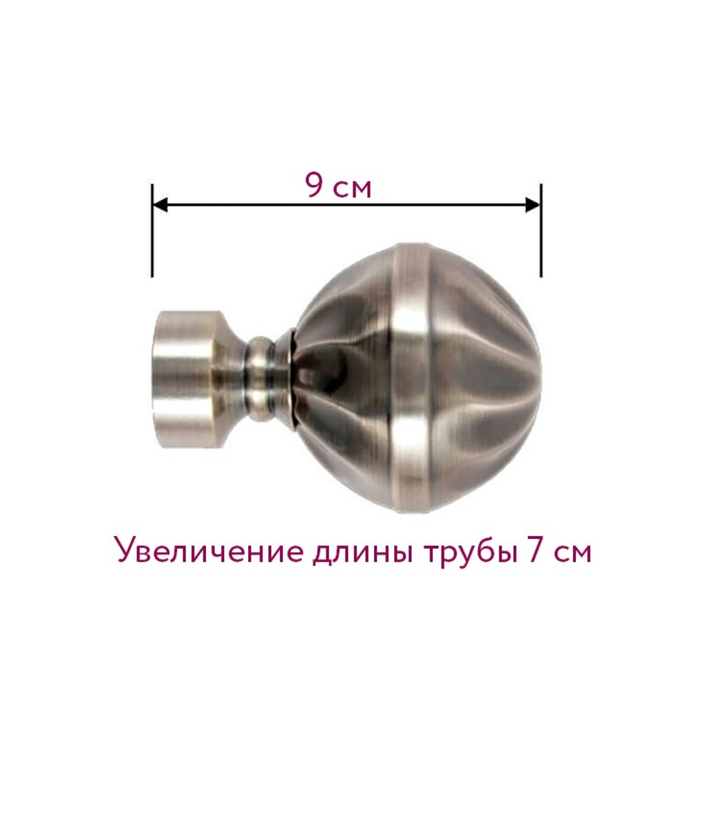 Наконечник для кованного карниза Орион D 25