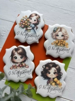 Имбирные пряники на 8 марта вкусный подарок