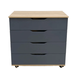 Комод пеленальный Incanto Юг 800/4 бук/графит