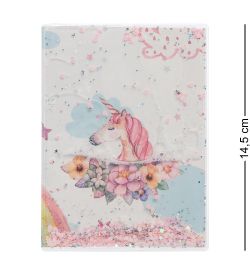 NB-49/ 2 Блокнот «Единорог» с плавающими пайетками