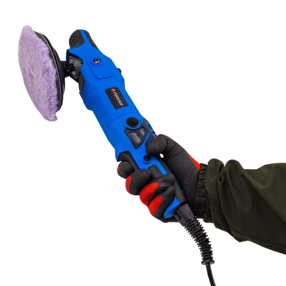 Машина полировальная с двухступенчатым редуктором 1200Вт Forsage F-WT03105