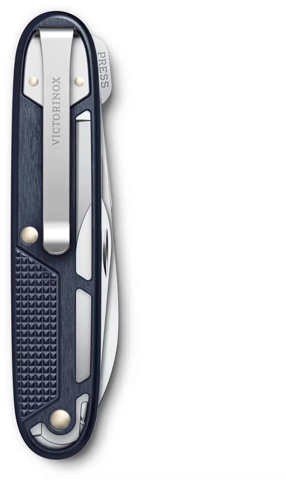 Нож Victorinox Synergy Alox, 93 мм, 9 функций, синий, картонная коробка
