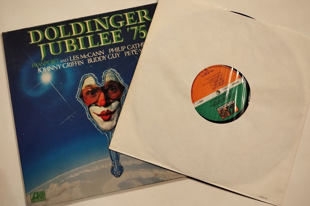 Винтажная виниловая пластинка LP Passport And Les McCann, Philip Catherine, Johnny Griffin, Buddy Guy, Pete York Doldinger Jubilee 75 (Germany 1975)