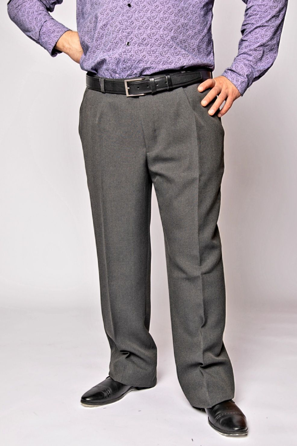 Брюки мужские классические летние хаки 48