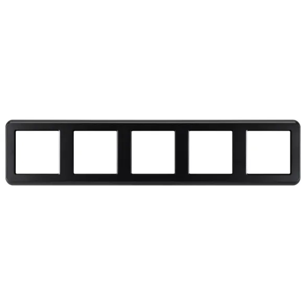 Рамка пластиковая FRM-VERSA-PL-5-BK (Arlight, -) 045191