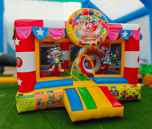 Коммерческий надувной батут «Цирковые трюки» 3,5*3,5*2,6 м