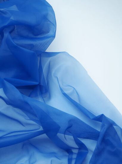 Сетка корсетная ультрамарин неэластичная отрезами