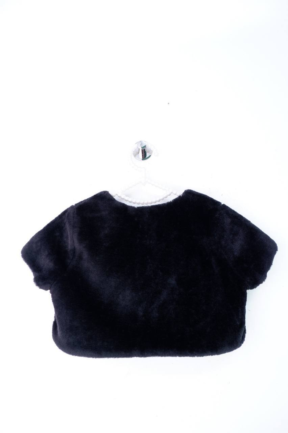 Болеро меховое для нарядного образа на 10 лет