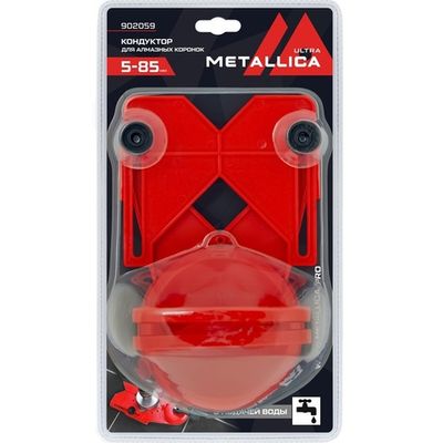 Кондуктор пласт.METALLICA Optima для коронок алмазных 5-85 мм, с присоской   902059