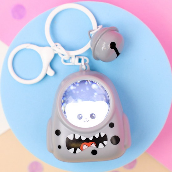 Брелок-фонарик Zoo Рюкзак, серый