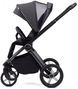 Детская коляска Peppy Monaco 3 в 1 с автокреслом Verona Beige Antrazit (графитовый), рама серая