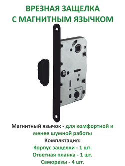 Дверная ручка межкомнатная с замком