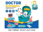 Набор доктора, чемодан на колесах с ручкой, 616-185